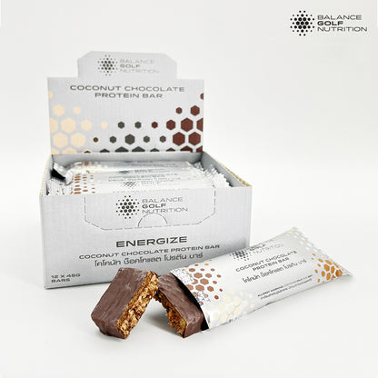 Balance Golf Nutrition - Energize Protein Bar (Coconut Chocolate)